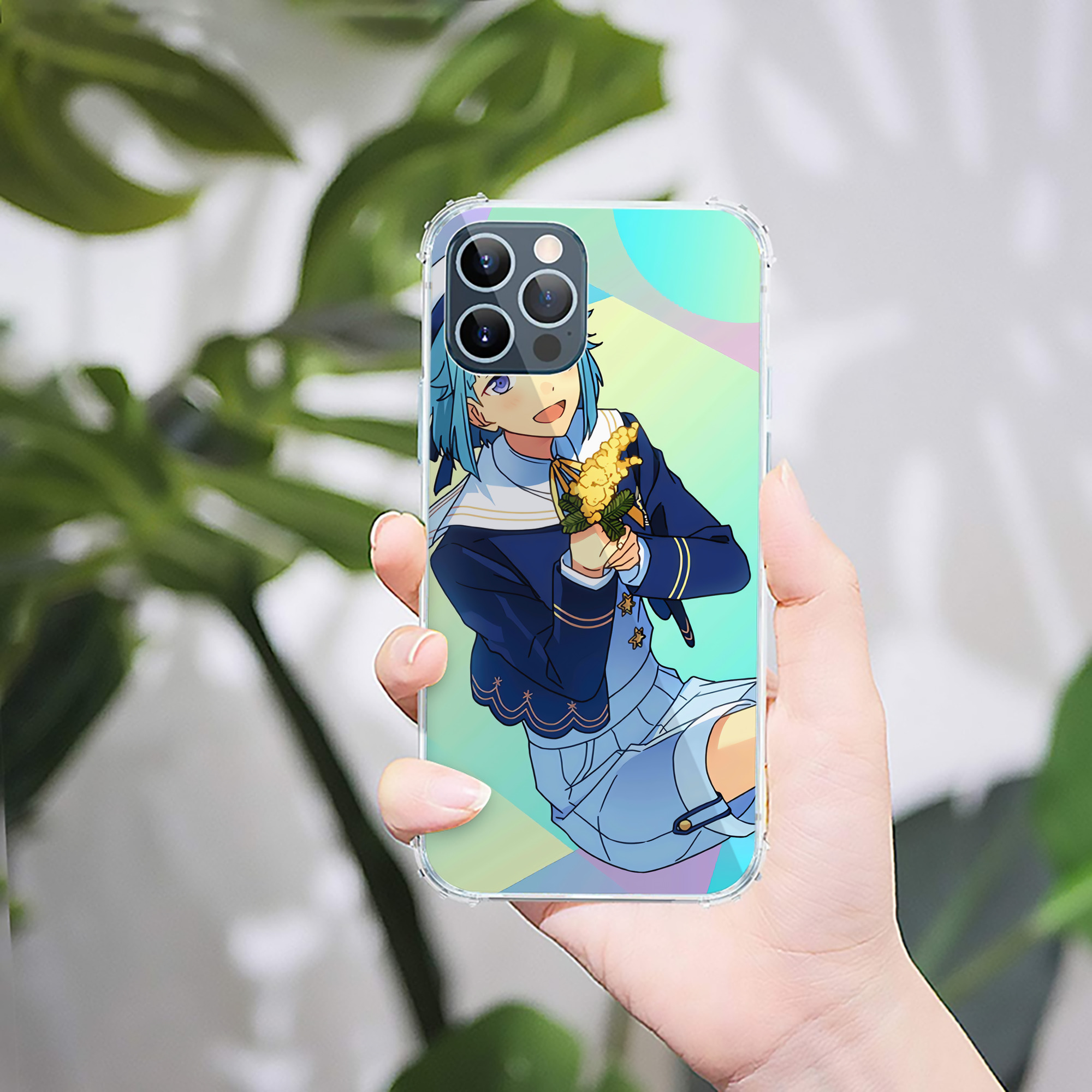 （画像用） あんさんぶるスターズ! Ensemble Stars 【iPhone 12シリーズ対応】透明スマホケース（クリアソフトケース）